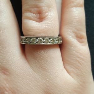 Cubic Zirconia Silver Ring